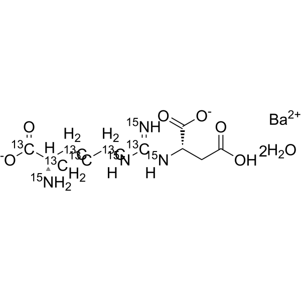 L-Argininosuccinic acid-13C6,15N4 barium, dihydrate 2483829-90-7